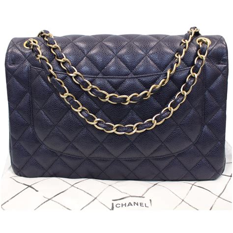 chanel dark blue handbag|chanel shoulder bag blue.